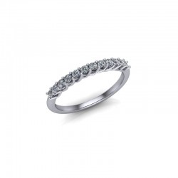 Matilda - Ladies Platinum 0.25ct Diamond Claw Set Wedding Ring From £975